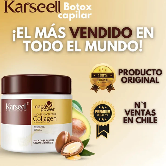 💆‍♀️Karseell™ Cabello Seco Nunca Más – Botox Profesional con Resultados Instantáneos