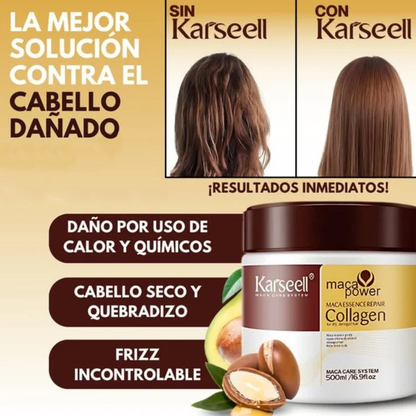 💆‍♀️Karseell™ Cabello Seco Nunca Más – Botox Profesional con Resultados Instantáneos