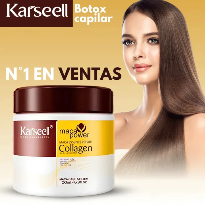 💆‍♀️Karseell™ Cabello Seco Nunca Más – Botox Profesional con Resultados Instantáneos