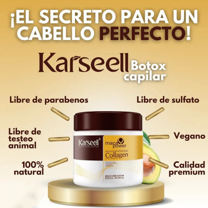 💆‍♀️Karseell™ Cabello Seco Nunca Más – Botox Profesional con Resultados Instantáneos