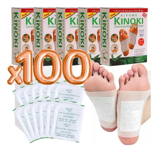 🔥KINOKIS x100 Parches | 10 Cajas en Oferta – Adiós Toxinas y Estrés